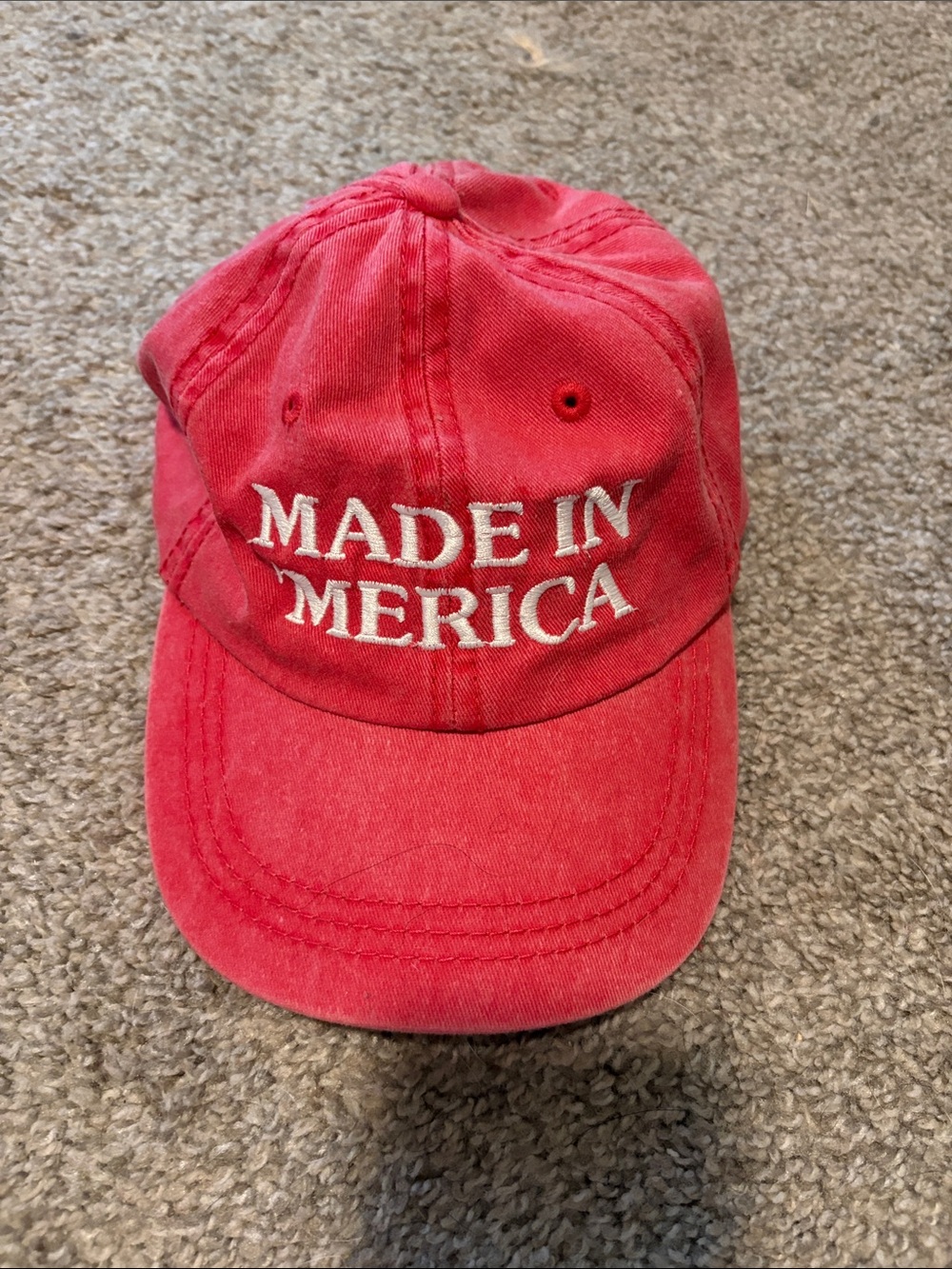 Infinity Raine Red 'Made In America' Baseball Cap